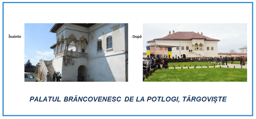 PALATUL BRÂNCOVENESC DE LA POTLOGI, TÂRGOVIȘTE
