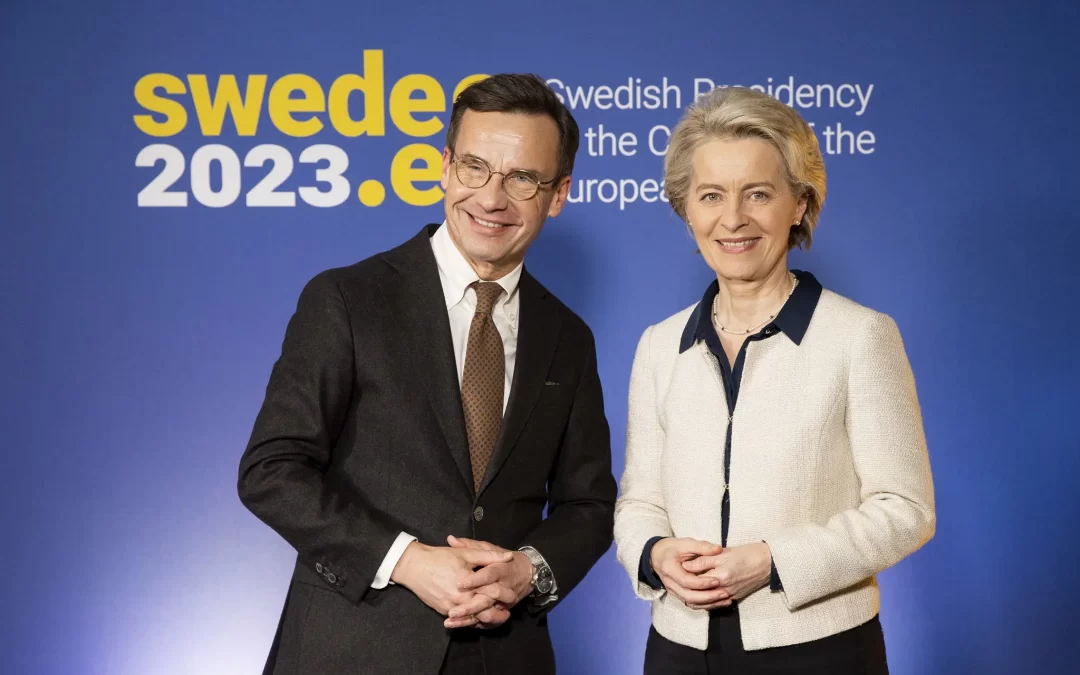 Prioritățile Președinției suedeze a Consiliului Uniunii Europene în prima jumătate a anului 2023.