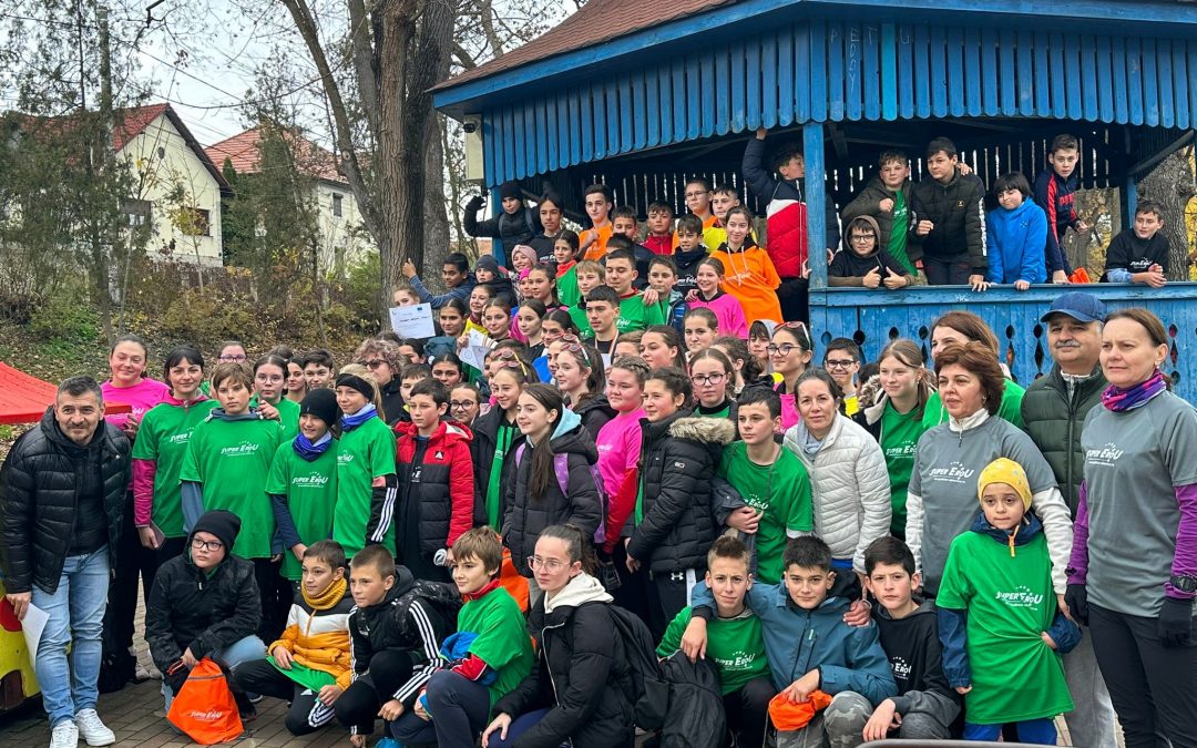 Peste 1000 tineri din Regiunea Centru au alergat la ediția a IX-a a Crosului Europei