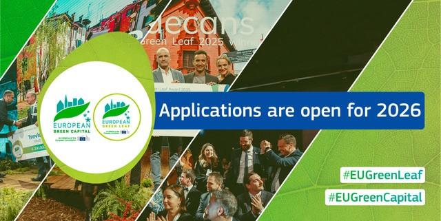 Comisia Europeană deschide Concursul pentru Premiile EU Green Capital & EU Green Leaf 2026